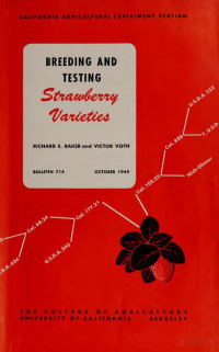 Baker, Richard E. (Richard Elwin), 1910-1997 — Breeding and testing strawberry varieties