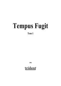 Tempus Fugit Tom 01 — Antologia SF