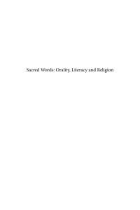Lardinois, André; Blok, Josine; van der Poel, M. G. M. — Sacred Words