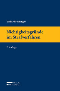 Einhard Steininger; — Nichtigkeitsgrnde im Strafverfahren