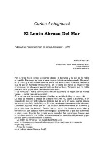 juan — Antognazzi, Carlos - El Lento Abrazo Del Mar