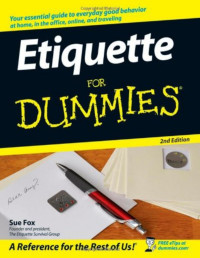 Sue Fox — Etiquette For Dummies