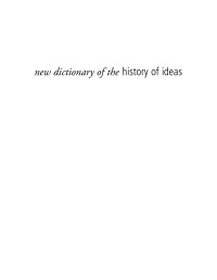 Desconocido — Maryanne Cline Horowitz New Dictionary of the History of Ideas Volume 3 Charles Scribners Sons 2005