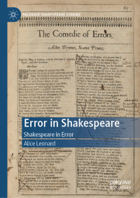 Alice Leonard — Error in Shakespeare