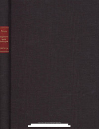 Johann Nicolaus Tetens — Über die allgemeine speculativische Philosophie