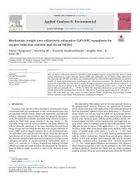 Pitchai Thangasamy — Mechanistic insight into collectively exhaustive CoPi-NPC nanosheets for oxygen reduction reaction and Zn-air battery