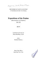 Saint Augustine (of Hippo) — Expositions of the Psalms 99-120 (vol. 5)