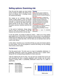 Guy Bower — Selling options: Estimating your risk