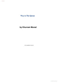 Murad — Way to the Qur'an