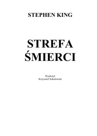 Stephen King — Strefa smierci