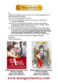 Nathaniel Hawthorne, SunNeko Lee, Crystal S Chan, Stacy King — MANGA CLASSICS: The Scarlet Letter