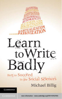 Michael Billig — Learn to Write Badly