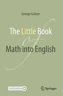 George Grätzer — The Little Book of Math into English