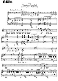 WBaxley  Music, Subito Music Corp, && Stephens Pub. Co. — Mid Romantic Lieder: Liszt Songs