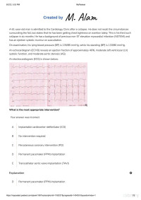M. Alam — MRCP II Pastest 2023 Cardiology.