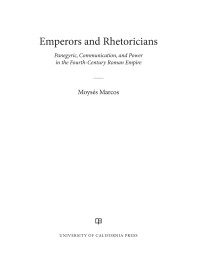 Moyss Marcos; — Emperors and Rhetoricians