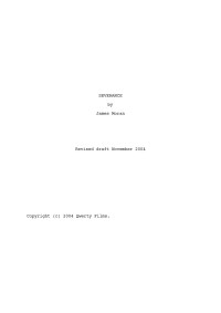 James Moran — Severance - Screenplay