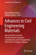 Elham Maghsoudi Nia, Mokhtar Awang — Advances in Civil Engineering Materials