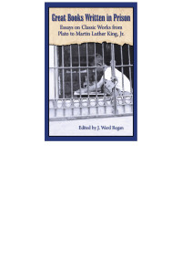 Regan, J. Ward; — Great Books Written in Prison