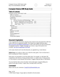 Hunter Hogan — Computer Science GRE Study Guide.doc