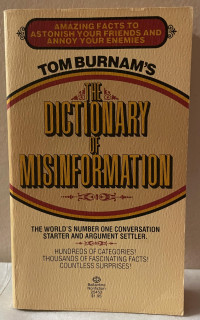 Tom Burnam — The Dictionary of Misinformation