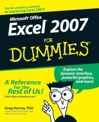 Greg Harvey — Excel 2007 For Dummies