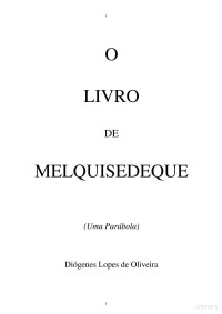 Diógenes Lopes de Oliveira — O Livro de Melquisedeque
