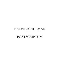 Postscriptum — Schulman Helen