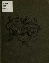 Hilliard, Thomas M. — The art of carving