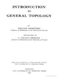 Sierpinski — Introduction to General Topology