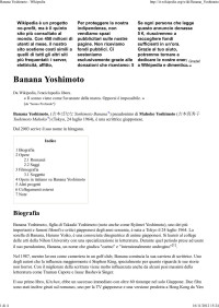 Yoshimoto Banana — Yoshimoto Banana - Wikipedia