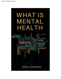 Juan Antonio — ¿Qué es la salud mental?
