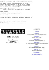 Anonymous [Anonymous] — The Dance (by An Antiquary) / Historic Illustrations of Dancing from 3300 B.C. to 1911 A.D.