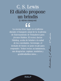 Clive Staples Lewis ; — El diablo propone un brindis