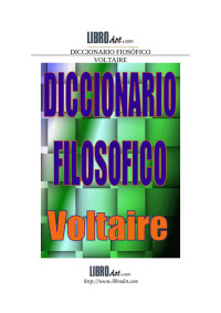 Voltaire — Diccionario filosófico