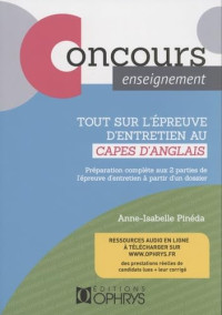 Anne-Isabelle Pinéda — Tout sur l'épreuve d'entretien du CAPES d'anglais