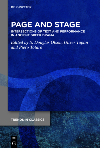 Stuart Douglas Olson;Oliver Taplin;Piero Totaro; — Page and Stage