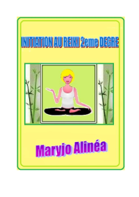 ALINEA MARYJO — Initiation au Reiki Usui 2eme degre