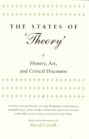 David Carroll — The States of 'theory'