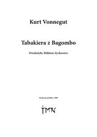 Tabakiera z Bagombo — Vonnegut Kurt