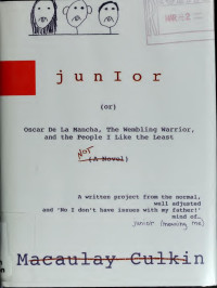 Culkin, Macaulay — Junior: a novel