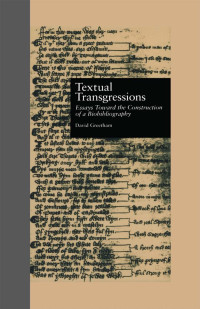 David Greetham — Textual Transgressions