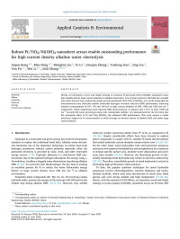 Aiqun Kong — Robust Pt/TiO2/Ni(OH)2 nanosheet arrays enable outstanding performance for high current density alkaline water electrolysis