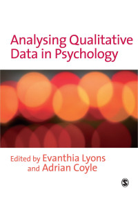 Evanthia Lyons — Analysing Qualitative Data in Psychology 1st