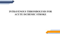Alazhar — IV thrombolysis for acute stroke.