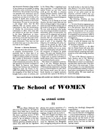 Andre Gide — The School of Women, Part II