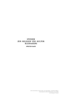 Elmar Schwertheim, Sencer Sahin, Jörg Wagner — Studien zur Religion und Kultur Kleinasiens, Volume 2