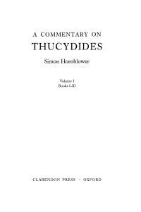 Lightning Source Inc — Commentary on Thucydides, Vol. 1 (Books i-iii)