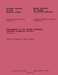 Jim Freedman — Proceedings of the second congress, Canadian Ethnology Society: Volume 1