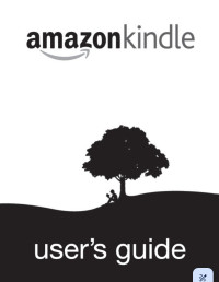 Amazon kindle — Amazon kindle user's guide